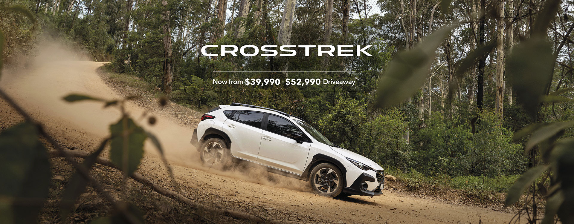 Subaru Crosstrek now starting from $39,990-$52,990 Driveaway*
