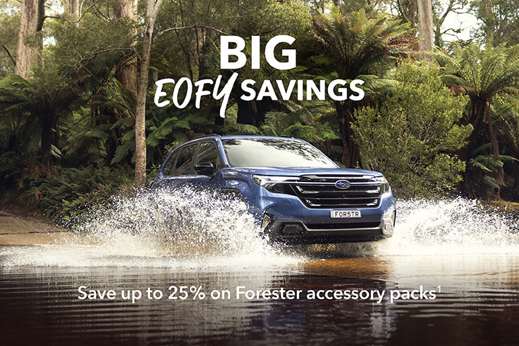BIG EOFY Saving on Forester Accessory Packs!