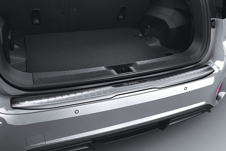 Give your new Impreza added protection with FREE Stainless Cargo Step Panel in protection accessory packs.