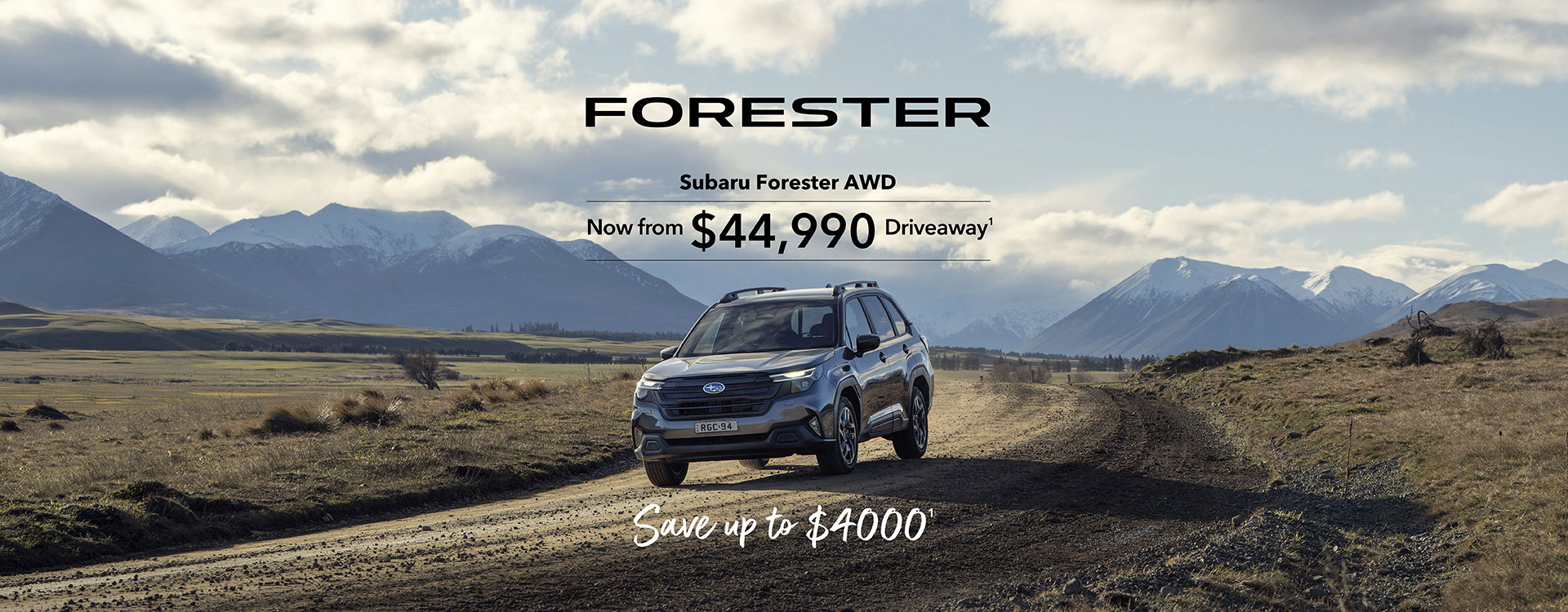Subaru Forester AWD now starting at $44,990 Driveaway! *