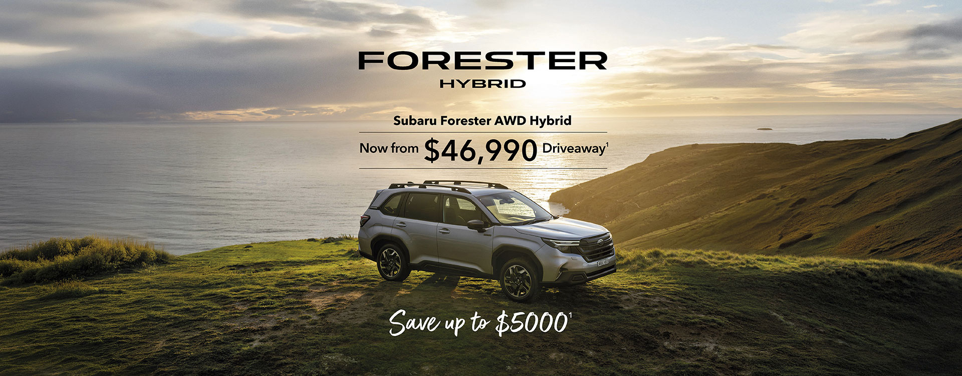 Subaru Forester AWD Hybrid now starting at $46,990 Driveaway *