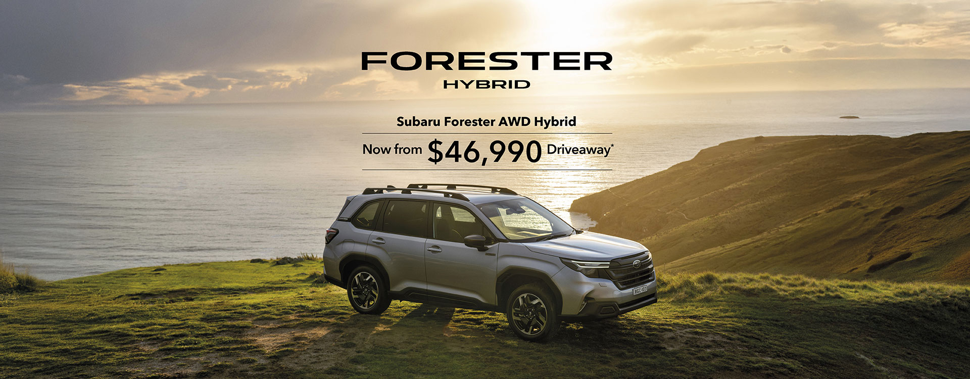 Subaru Forester AWD Hybrid now starting at just $46,990 Driveaway¹